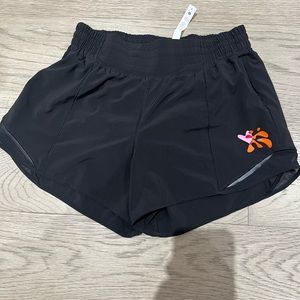 Lululemon high rise black shorts